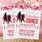 DIY School Mother Son Valentine's Day Dance Flyer Template